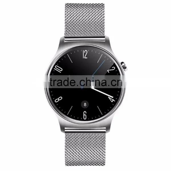 New 1.33'' Inch Full Circle Bluetooth 4.0 Syn Pedometer GW01 Android IOS Smart Watch photo-2