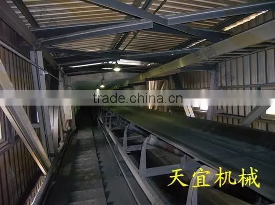 China Supplier Hot Sale Large Capacity Cement Plant Rubber Flat Belt Conveyor in Low Price photo-5