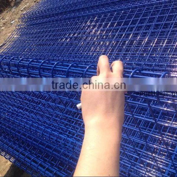 High Quality Powder Coated Double Loop Wire Mesh Metal Garden Fencing/garden Double Circle Fence photo-2
