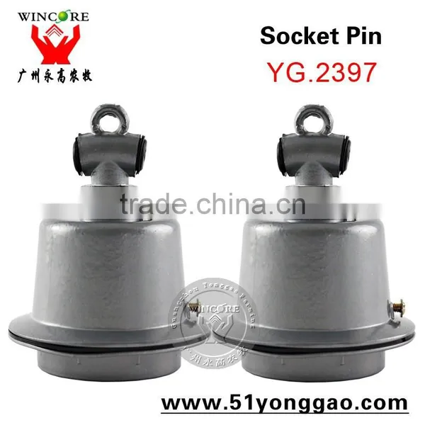 Die Casting Aluminum Lamp Holder Socket Pin for Lighting Lamp Cap