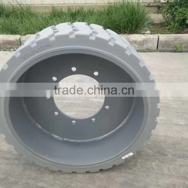Professional Manufacture Genie Scissor Lift Platform Parts 22x7x173/4 Solid Tires for Lifting Machine Car Best Price photo-4