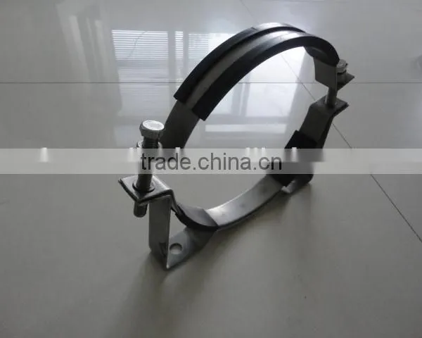 8"to 15" Zinc Plated With Rubber Hose Pipe Clamp Types photo-3