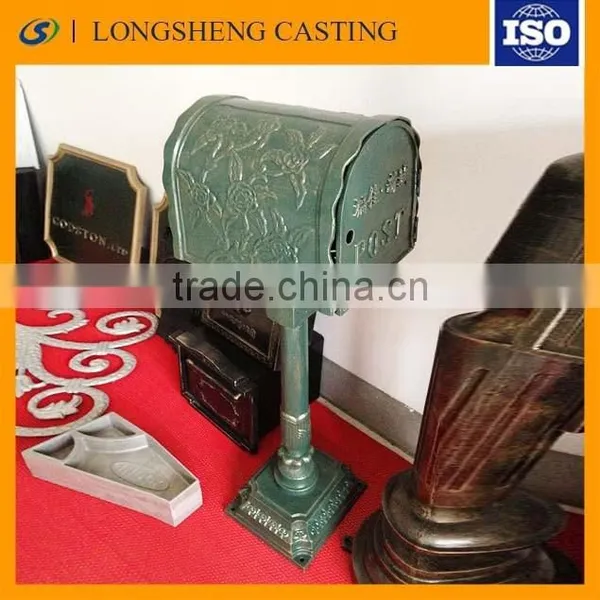 Customized Aluminum Casting Antique Style Bollard /mailbox Post photo-4