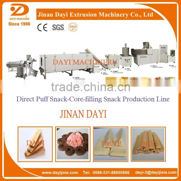 Automatic Stainless Steel Core Filling Puffing Food Making MachineJinan DaYi Extrusion Machinery photo-5