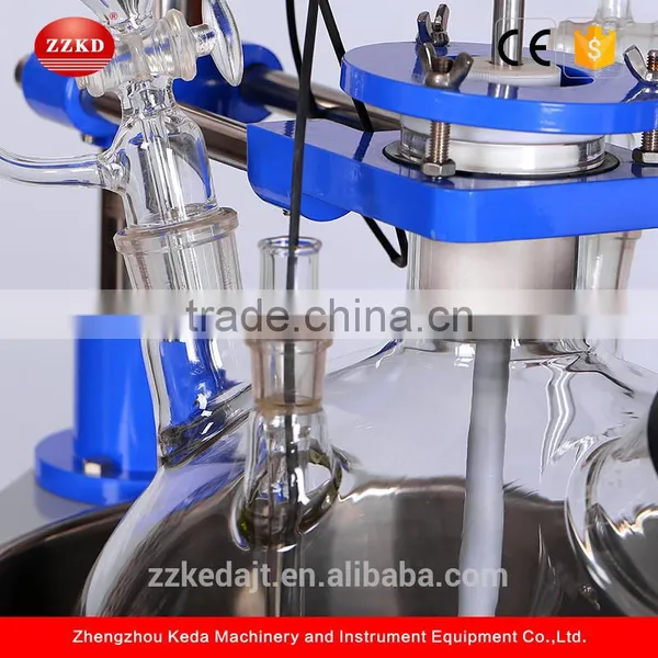 Biotechnology Equipment 50L Glass Reaction Kettle From China photo-4
