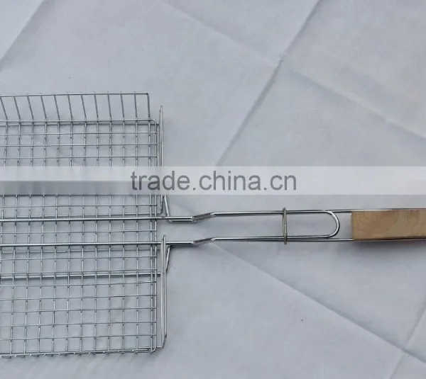 BBQ Grill Cooking Basket Meat Grids photo-2