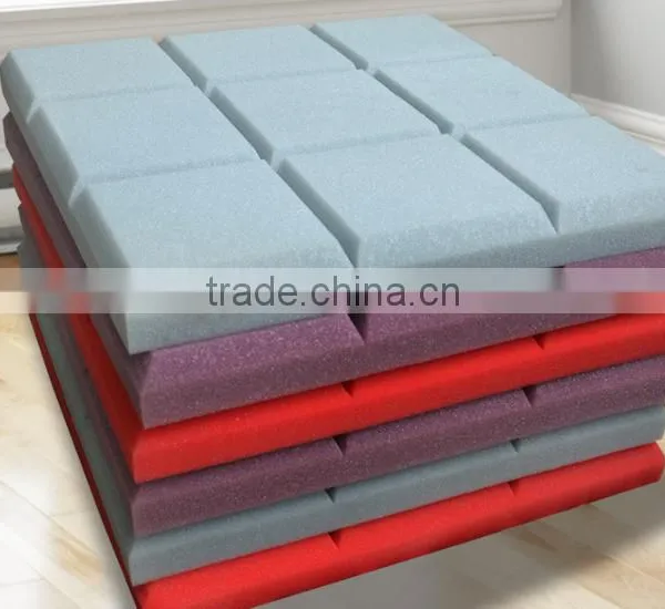 High Quality Acoustic Fiber Board Pyramid Shape Colorful
