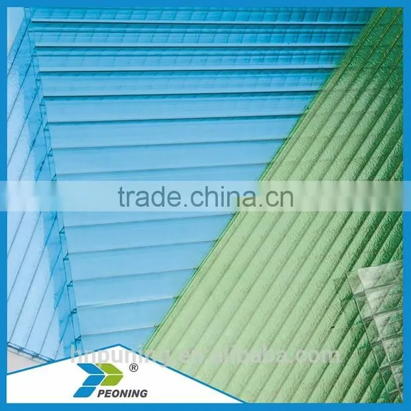Opal Polycarbonate Hollow Sheet Transparent Roofing Sheets Used For Garage photo-5