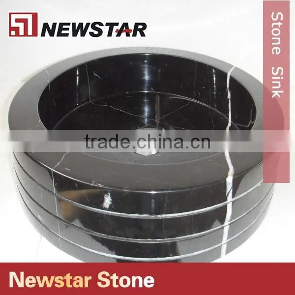 Newstar Polished Black Stone Sink photo-2