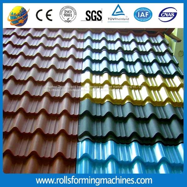 Glazed Tile Metal Roof Panel Making Machines photo-5