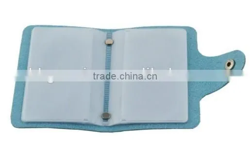 Whoelsale pu Leather Business Card Holder,credit ID Card Holder,PU Wallet photo-4