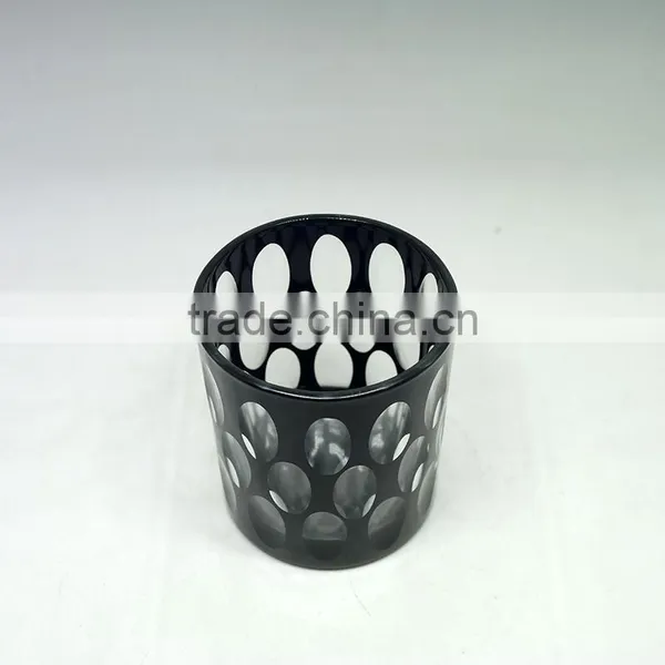 Handmade Unique Glass Candle Jar/glass Container /candle Vessels Wholesale photo-5