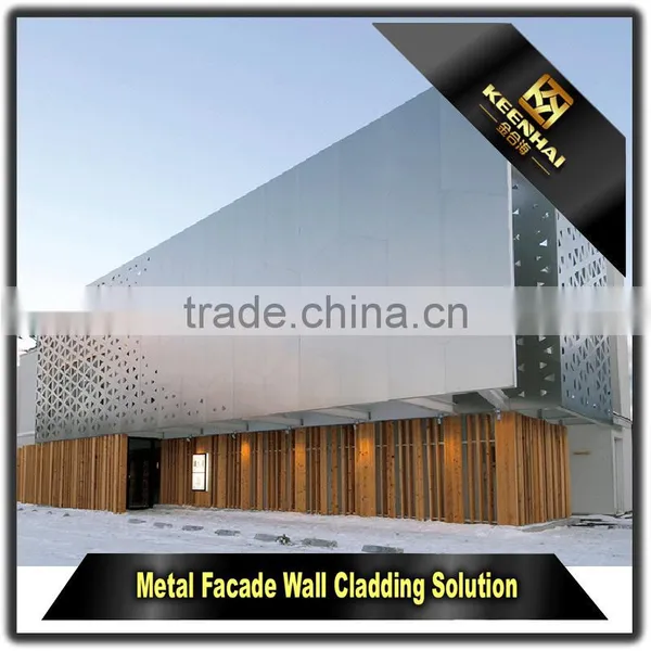 Architectural Laser Cutting Exterior Building Panels Aluminum Curtain Wall photo-5