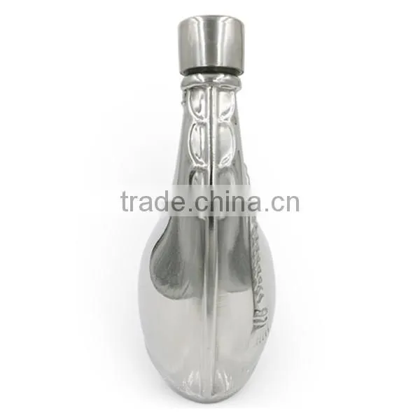 Mirror Wine Pot 10 oz Stainless Steel Hip Flask photo-3