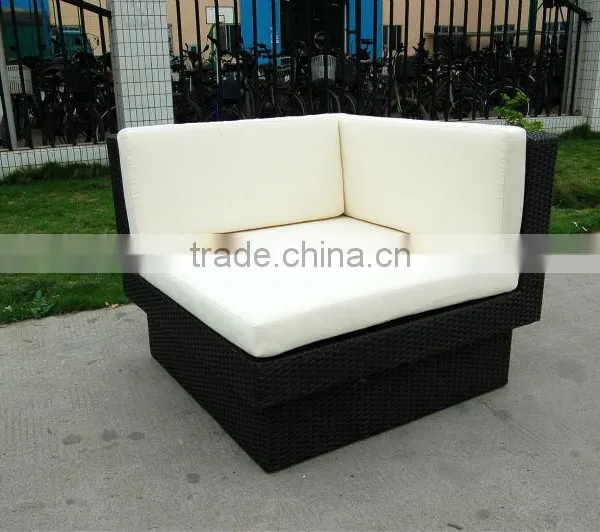 Outdoor Corner Rattan Sofa Set PE Wicker Garden Furniture photo-3