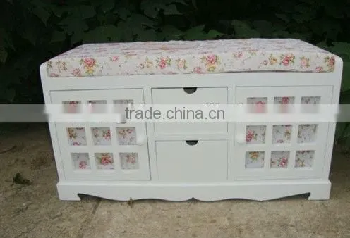 Home Decor Wooden Shoe Rack, Wooden Footstool,wooden Shoes Shelf photo-4