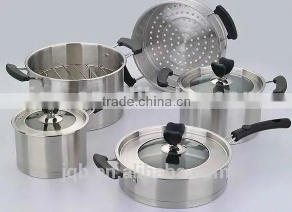 New Style Stainless Steel 6pcs Cookware Set/pot Set photo-3