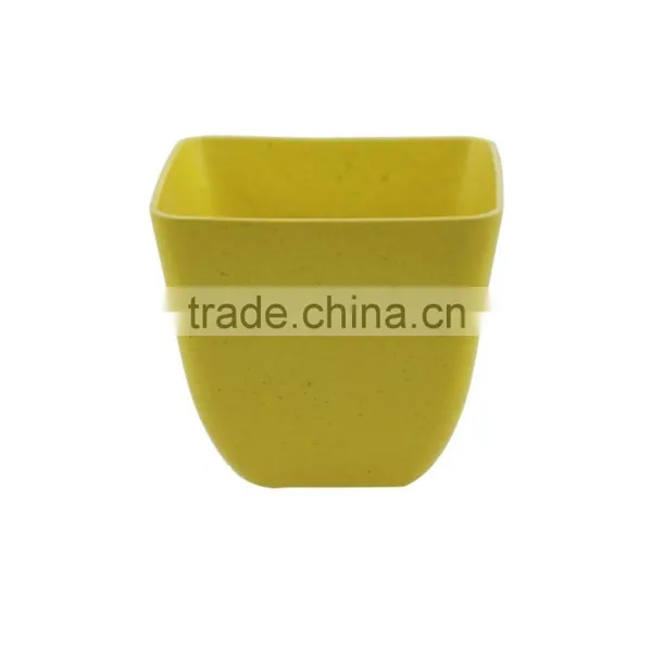 Pretty Design Eco-friendly No Pollution Bamboo Fiber Flowerpot photo-2