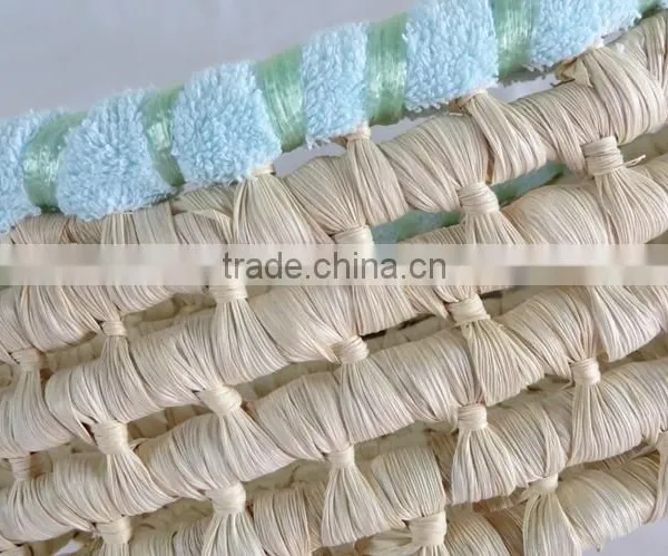 Wholesale Cheap Cute Mini Straw Basket With Bowknot photo-5