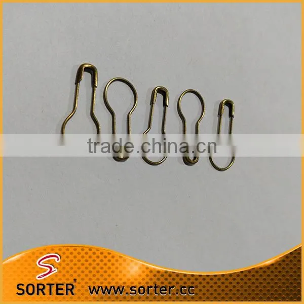 Anti Brass Pear Gourd Shape Coilless Tag Fastener Pin