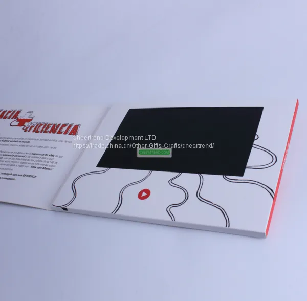 China Factory Supply Competitive Price 7 Inch Lcd Advertising Brochure/lcd Video Brochure With 256M-16GB photo-2
