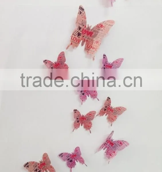 Butterfly Removable Home Wallpaper Art DIY Kids Room Decoration 3d Wall Stickers photo-4
