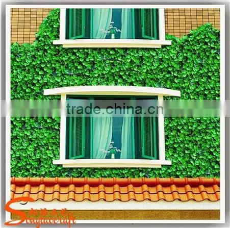 Latest Design Outdoor Artificial Grass Turf Fake Carpet Grass Wall Decoration photo-3