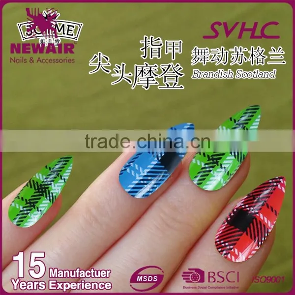 New Arrival Hot-selling Full Cover Pointed Art Design Nails photo-4