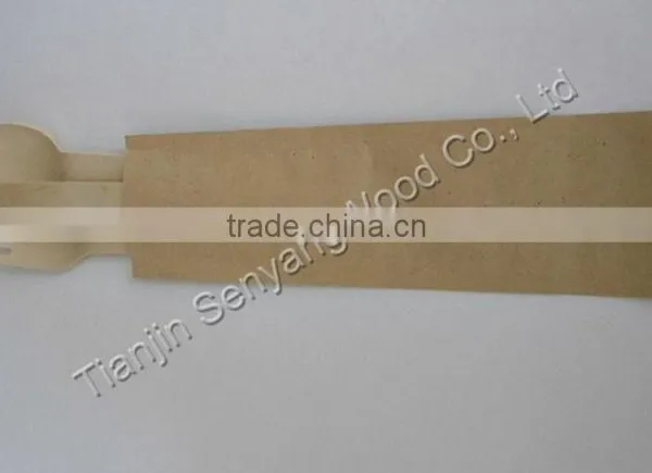 Disposable Wood Spoon Soup Spoon photo-2