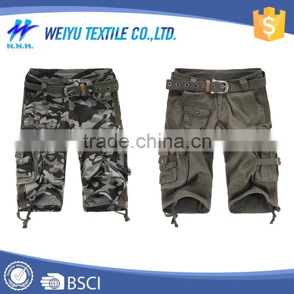 Custom Printed Ladies Camouflage Short Pants For Women photo-3