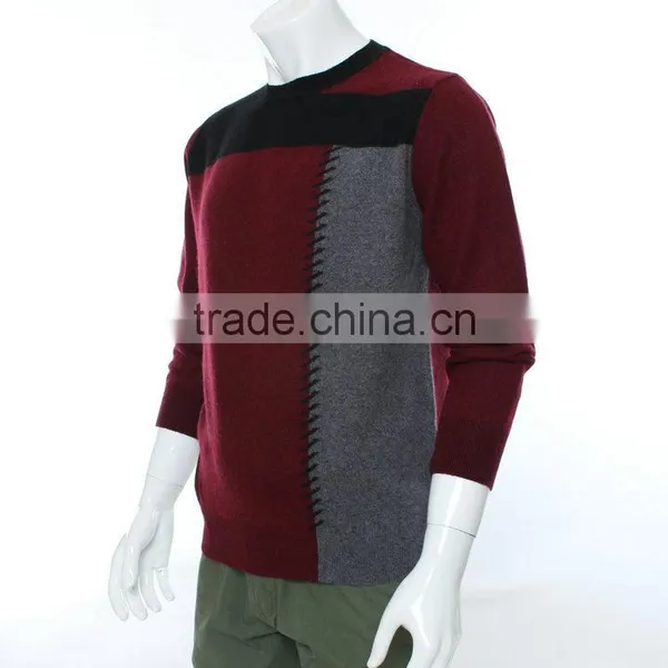 2015 Winter Sweater for Men With Cashmere /polyester ,mutil Colors Latest Design Winter Sweater for Winter photo-4