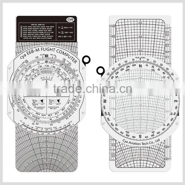 CYA Brand Metal Flight Computer Aviation Plotter E6B for Pilot Training #E6B-M photo-3