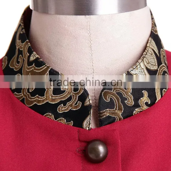 Popular Design Winter Hotel Long Sleeve Uniforms 2pcs for Reception/ Waiter/ Waitress photo-4