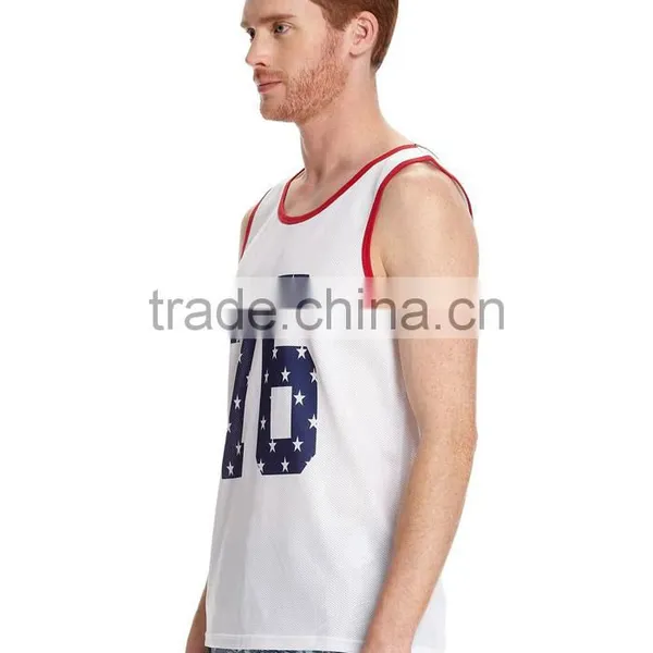 2016 Wholesale Trendy Printed Sports Singlets photo-2