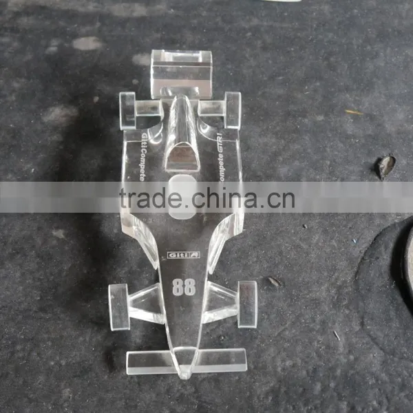 Noble Customized Made Crystal Glass Car Model For Souvenir Gift photo-5