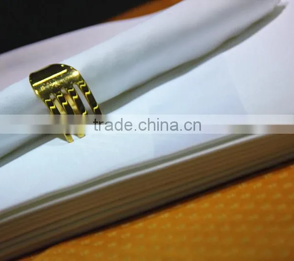 High Quality Factory Direct Price White Piping Dinner Napkin photo-2