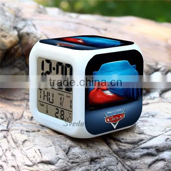 2015 Hot Cars LED Digital Clock Cars Desk Clock, Cars Alarm Clock,Cars LED Clock photo-4