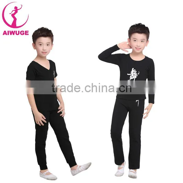 Boys Sportwear Dancewear Top Pant Sets Child Casual Loose Sportwear photo-2