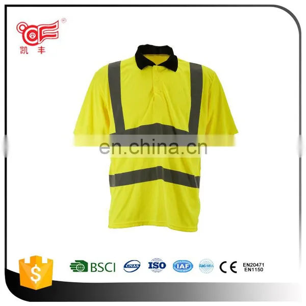 Cheap Reflective T-shirt on Road Safety for Wholesale KF-139