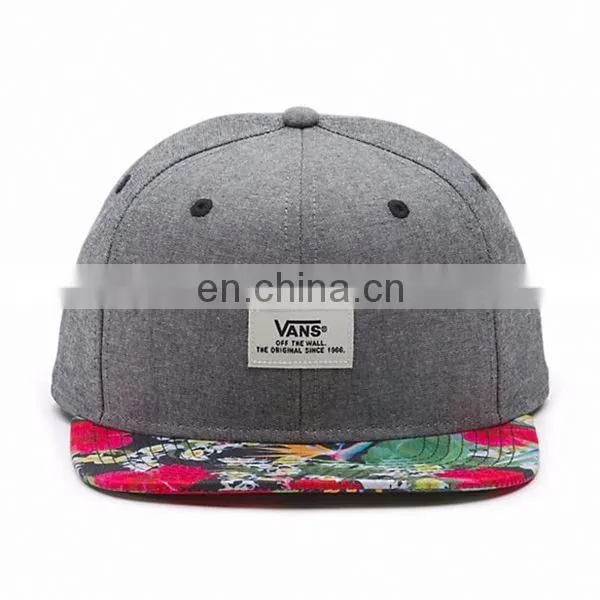 Custom Blank Plain 5 Panel Unstructured Nylon Rope Snapback Cap Hat photo-5