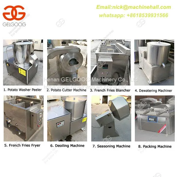Semi-automatic French Fries Making Line|Potato Chips Making Line With Small Scale|Factory Potato Chips Making Line photo-4