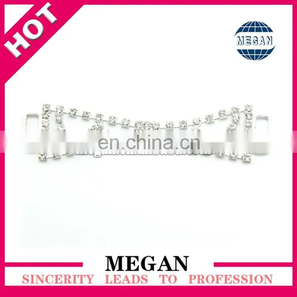 Brass Crystal Rhinestone Connector for Shoes/bikini/swimwear photo-2