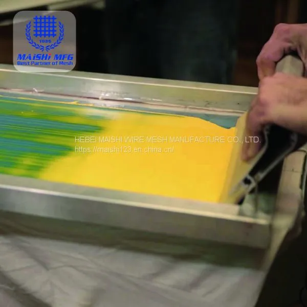 Polyester material screen printing mesh