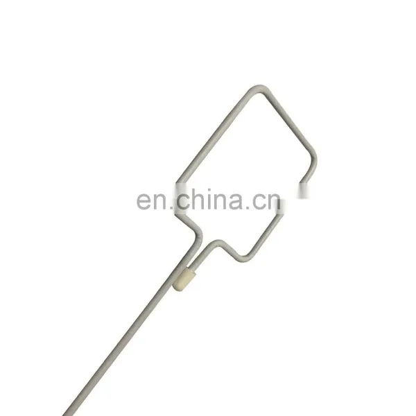 Elderly Aid Extra Long Handle Iron Metal Rubber Coated Toe Washer With 3 Pcs Cotton Covers photo-2
