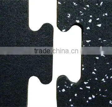 Interlocking Fitness Center Gym Rubber Flooring Tiles photo-5