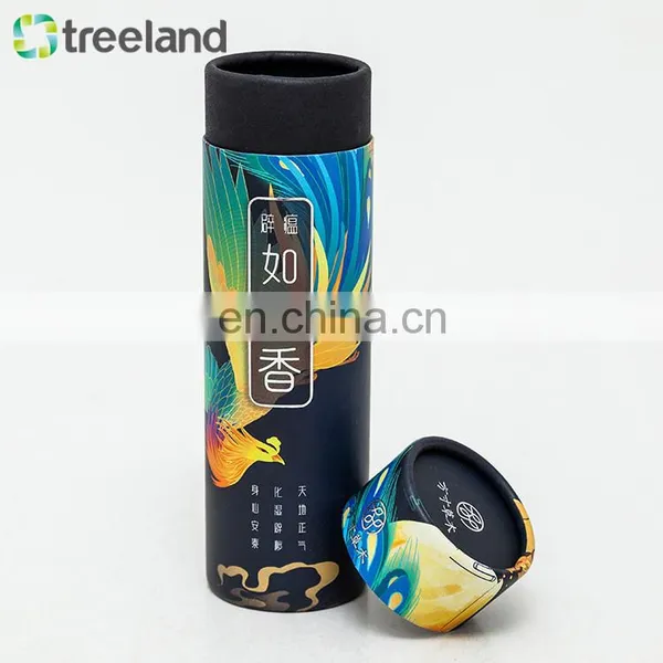 Custom Fragrance Incense Sticks Use Round Paper Tube Box photo-3