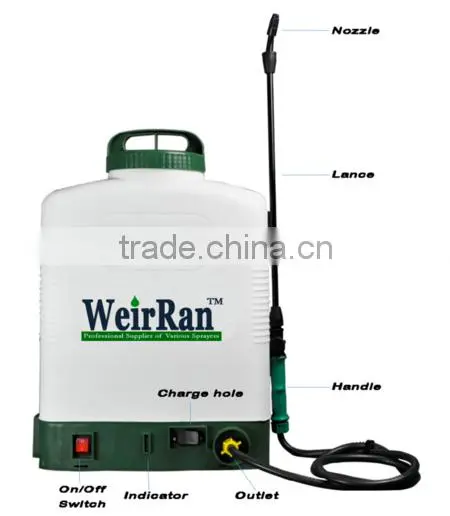 (F0809) 16L Knapsack Battery Sprayer Electric Sprayer Power Sprayer photo-2
