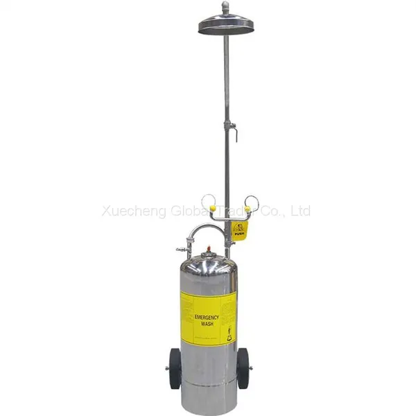 Mobile Safety Eyewasher Portable Emergency Shower Eye Wash Station
