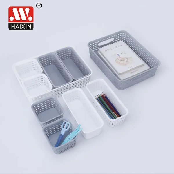 Plastic Storage Basket Cube Bin for Utensils Tray(5pcs) photo-2