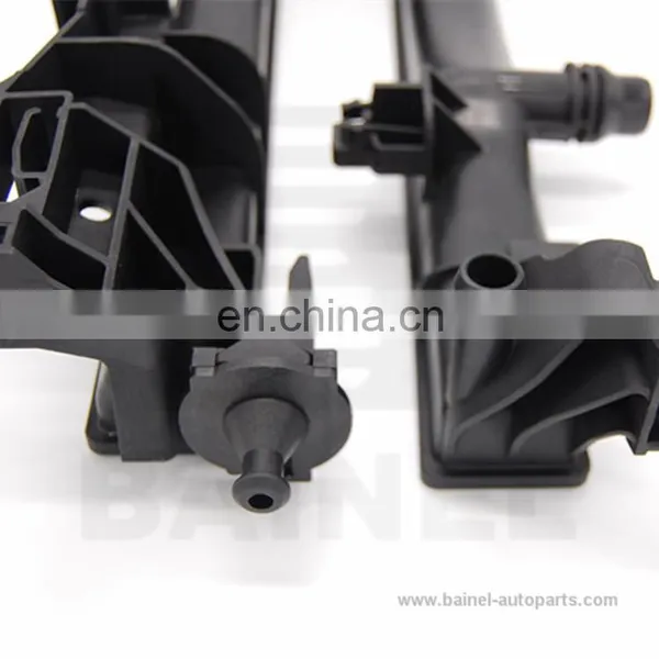 Car Brass Plastic Upper Top Radiator Water Surge Reserve Expansion Overflow Tank No:627063 for Mercedes W176 A160 A180 A120 photo-5